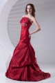 A-Line Pleated Sleeveless Satin Beading Prom/Formal Evening Dresses 02020803 A-Line Pleated Sleeveless Satin Beading Prom/Formal Evening Dresses 02020803
