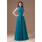 Pleats Floor-Length Taffeta Sleeveless High-Neck Prom/Formal Evening Dresses 02020805