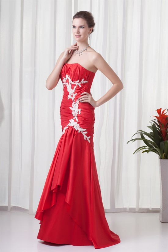 Pleats Mermaid/Trumpet Sleeveless Strapless Prom/Formal Evening Dresses 02020807 Pleats Mermaid/Trumpet Sleeveless Strapless Prom/Formal Evening Dresses 02020807