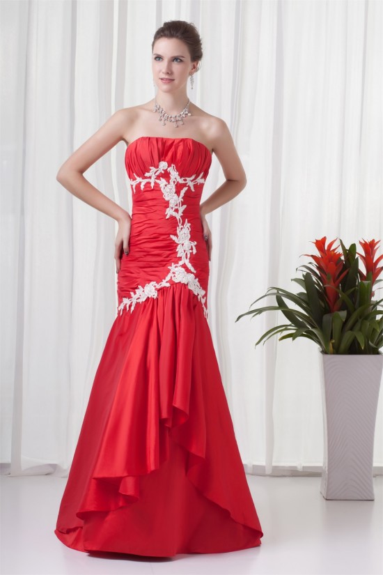 Pleats Mermaid/Trumpet Sleeveless Strapless Prom/Formal Evening Dresses 02020807 Pleats Mermaid/Trumpet Sleeveless Strapless Prom/Formal Evening Dresses 02020807