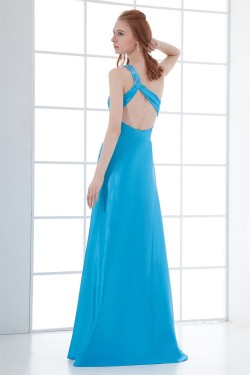 Pleats Sleeveless A-Line Prom/Formal Evening Dresses 02020808