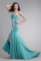 Puddle Train Chiffon Elastic Woven Satin Prom/Formal Evening Dresses 02020811 Puddle Train Chiffon Elastic Woven Satin Prom/Formal Evening Dresses 02020811