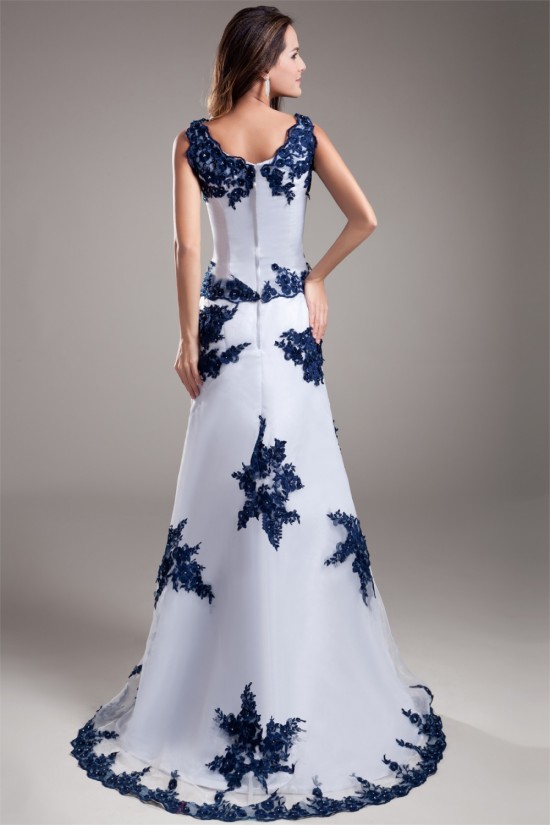 Puddle Train Scoop Sheath/Column Sleeveless Prom/Formal Evening Dresses 02020812 Puddle Train Scoop Sheath/Column Sleeveless Prom/Formal Evening Dresses 02020812