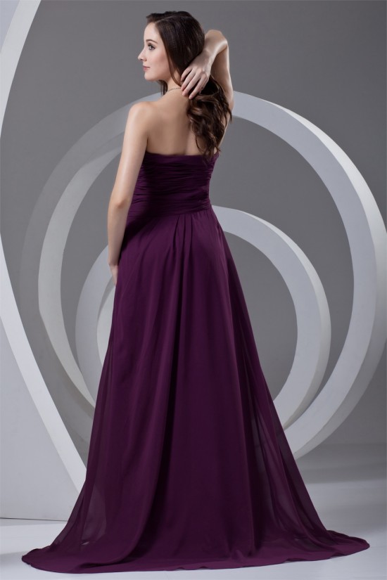 Ruffles Sweetheart A-Line Sleeveless Chiffon Long Purple Prom/Formal Evening Dresses 02020817 Ruffles Sweetheart A-Line Sleeveless Chiffon Long Purple Prom/Formal Evening Dresses 02020817