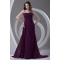 Ruffles Sweetheart A-Line Sleeveless Chiffon Long Purple Prom/Formal Evening Dresses 02020817