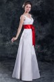 Satin Floor-Length Sleeveless A-Line V-Neck Prom/Formal Evening Bridesmaid Dresses 02020821