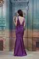 Satin V-Neck Crystal Flora Pin Brush Sweep Train Prom/Formal Evening Dresses 02020827 Satin V-Neck Crystal Flora Pin Brush Sweep Train Prom/Formal Evening Dresses 02020827