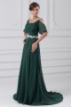 Sequins Half Elbow Length A-Line Chiffon Elastic Woven Satin Prom/Formal Evening Dresses 02020829 Sequins Half Elbow Length A-Line Chiffon Elastic Woven Satin Prom/Formal Evening Dresses 02020829