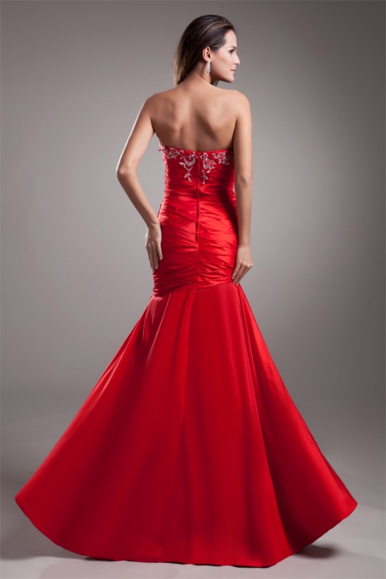 Mermaid/Trumpet Sequins Sweetheart Satin Prom/Formal Evening Dresses 02020830 Mermaid/Trumpet Sequins Sweetheart Satin Prom/Formal Evening Dresses 02020830