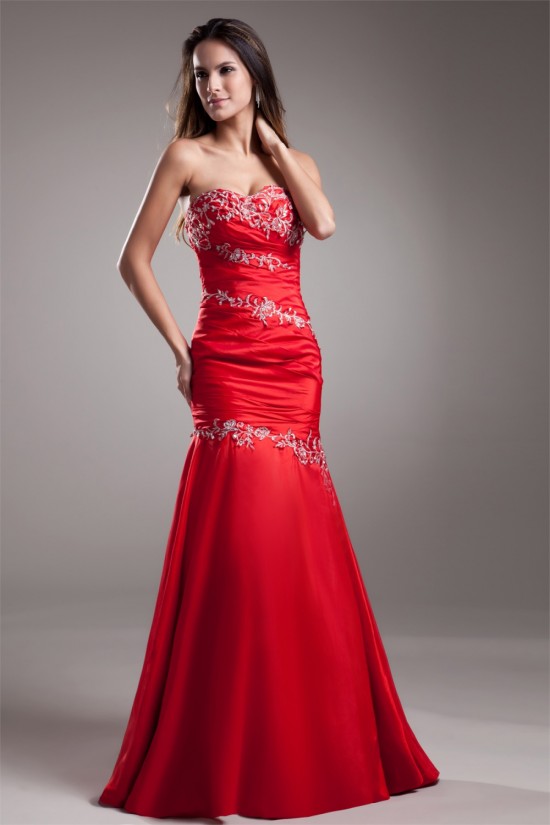 Mermaid/Trumpet Sequins Sweetheart Satin Prom/Formal Evening Dresses 02020830 Mermaid/Trumpet Sequins Sweetheart Satin Prom/Formal Evening Dresses 02020830
