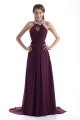 Sheath/Column Beading Halter Chiffon Prom/Formal Evening Dresses 02020832