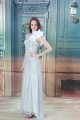 Sheath/Column Handmade Flowers Floor-Length Prom/Formal Evening Dresses 02020841 Sheath/Column Handmade Flowers Floor-Length Prom/Formal Evening Dresses 02020841