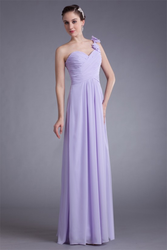 A-Line Draped Floor-Length One-Shoulder Prom/Formal Evening Bridesmaid Dresses 02020851 A-Line Draped Floor-Length One-Shoulder Prom/Formal Evening Bridesmaid Dresses 02020851