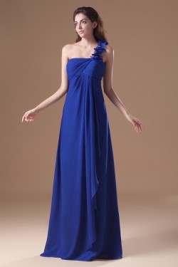 A-Line Floor-Length Handmade Flowers Prom/Formal Evening Maternity Dresses 02020854