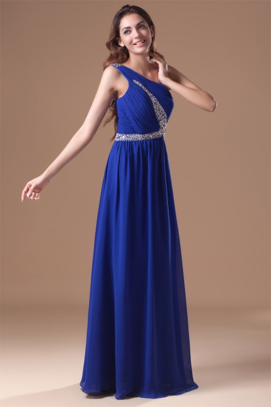 A-Line Floor-Length One-Shoulder Prom/Formal Evening Dresses 02020855 A-Line Floor-Length One-Shoulder Prom/Formal Evening Dresses 02020855