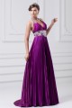 A-Line Halter Brush Sweep Train Long Purple Prom/Formal Evening Dresses 02020856 A-Line Halter Brush Sweep Train Long Purple Prom/Formal Evening Dresses 02020856
