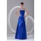 Sleeveless A-Line Pleats One-Shoulder Floor-Length Prom/Formal Evening Dresses 02020857
