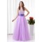 A-Line Taffeta Netting Floor-Length Prom/Formal Evening Dresses 02020860