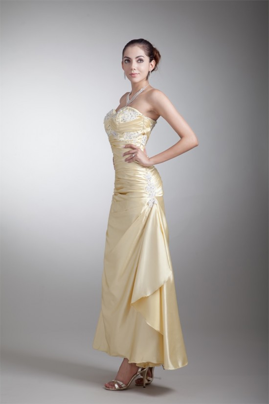 Sleeveless Ankle-Length Elastic Woven Satin Prom/Formal Evening Dresses 02020861 Sleeveless Ankle-Length Elastic Woven Satin Prom/Formal Evening Dresses 02020861