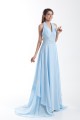 A-Line Sleeveless Beading Brush Sweep Train Prom/Formal Evening Dresses 02020864 A-Line Sleeveless Beading Brush Sweep Train Prom/Formal Evening Dresses 02020864