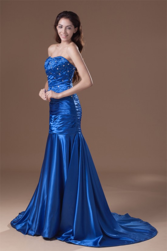 Sleeveless Beading Mermaid/Trumpet Sweetheart Prom/Formal Evening Dresses 02020866 Sleeveless Beading Mermaid/Trumpet Sweetheart Prom/Formal Evening Dresses 02020866