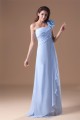 A-Line One-Shoulder Long Prom/Formal Evening Bridesmaid Dresses 02020875