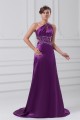 A-Line Sleeveless Elastic Woven Satin One-Shoulder Long Purple Beading Prom/Formal Evening Dresses 02020876 A-Line Sleeveless Elastic Woven Satin One-Shoulder Long Purple Beading Prom/Formal Evening Dresses 02020876