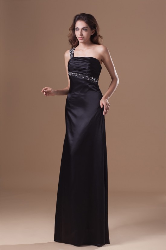 Sleeveless Elastic Woven Satin Beading A-Line Prom/Formal Evening Dresses 02020877 Sleeveless Elastic Woven Satin Beading A-Line Prom/Formal Evening Dresses 02020877