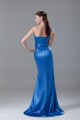 One-Shoulder Sleeveless Elastic Woven Satin Prom/Formal Evening Bridesmaid Dresses 02020879