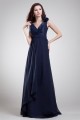 A-Line V-Neck Long Navy Blue Prom/Formal Evening Bridesmaid Dresses 02020881 A-Line V-Neck Long Navy Blue Prom/Formal Evening Bridesmaid Dresses 02020881