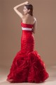 Sleeveless Handmade Flowers Organza Silk like Satin Prom/Formal Evening Dresses 02020884