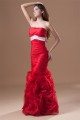 Sleeveless Handmade Flowers Organza Silk like Satin Prom/Formal Evening Dresses 02020884
