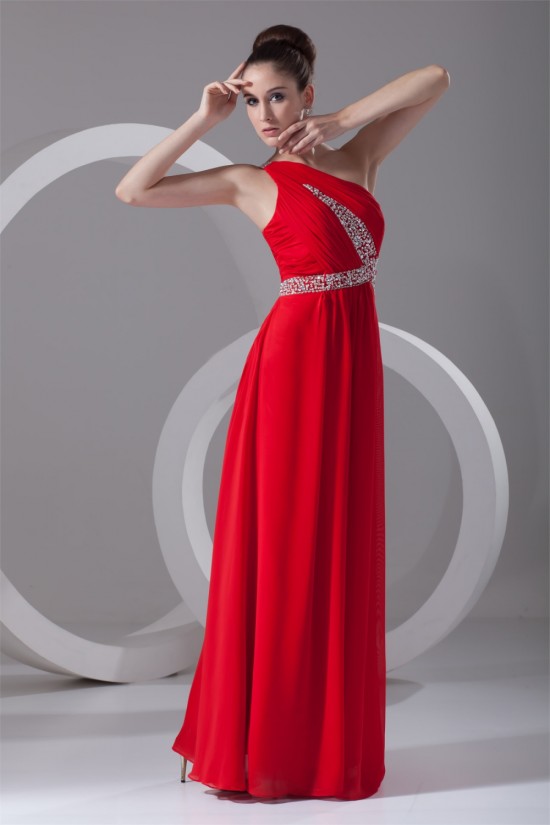 Sheath/Column Floor-Length Long Red Chiffon Prom/Formal Evening Dresses 02020893 Sheath/Column Floor-Length Long Red Chiffon Prom/Formal Evening Dresses 02020893