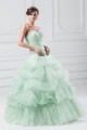 Sleeveless Satin Organza Pick Ups Ball Gown Prom/Formal Evening Dresses 02020896