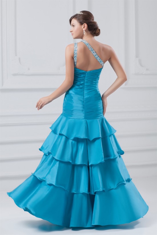 Sleeveless Sequins Taffeta One-Shoulder Prom/Formal Evening Dresses 02020897 Sleeveless Sequins Taffeta One-Shoulder Prom/Formal Evening Dresses 02020897
