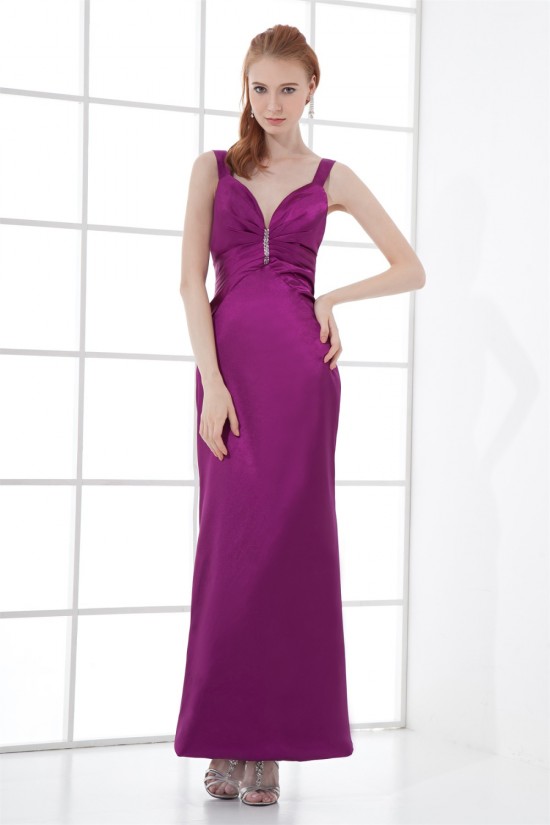 Sleeveless Sheath/Column Ankle-Length V-Neck Prom/Formal Evening Dresses 02020898 Sleeveless Sheath/Column Ankle-Length V-Neck Prom/Formal Evening Dresses 02020898