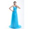 Sleeveless Sheath/Column Pleats Fine Netting Prom/Formal Evening Dresses 02020899