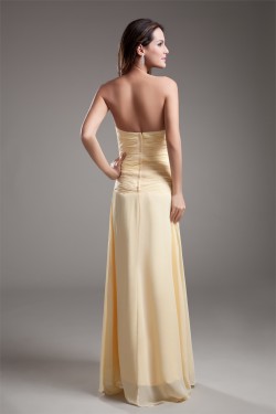 Sleeveless Sheath/Column Sweetheart Chiffon Lace Prom/Formal Evening Dresses 02020900