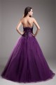 Sleeveless Sweetheart Taffeta Fine Netting Prom/Formal Evening Dresses 02020905