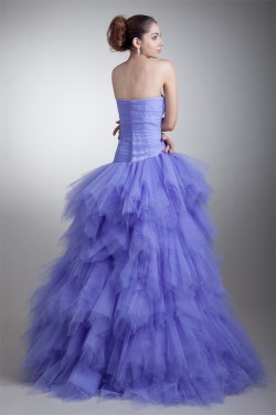 Sleeveless Sweetheart Tiered Floor-Length Prom/Formal Evening Dresses 02020906