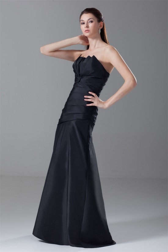 Sleeveless Taffeta Pleats Strapless A-Line Prom/Formal Evening Dresses 02020908 Sleeveless Taffeta Pleats Strapless A-Line Prom/Formal Evening Dresses 02020908