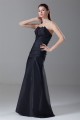 Sleeveless Taffeta Pleats Strapless A-Line Prom/Formal Evening Dresses 02020908
