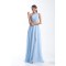 Split Front Chiffon Silk like Satin Sheath/Column Prom/Formal Evening Dresses 02020913