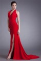 Split Side Sleeveless Halter Chiffon Elastic Woven Satin Prom/Formal Evening Dresses 02020914 Split Side Sleeveless Halter Chiffon Elastic Woven Satin Prom/Formal Evening Dresses 02020914
