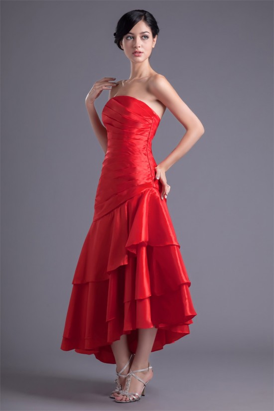 Strapless Asymmetrical Sleeveless Prom/Formal Evening Dresses 02020919 Strapless Asymmetrical Sleeveless Prom/Formal Evening Dresses 02020919