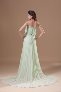 A-Line Strapless Chiffon Prom/Formal Evening Dresses 02020921