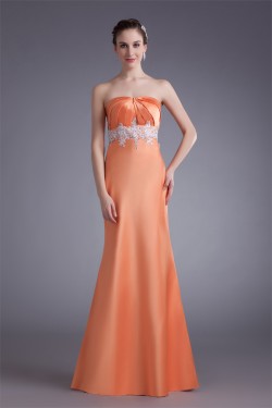Strapless Floor-Length A-Line Sleeveless Prom/Formal Evening Dresses 02020923