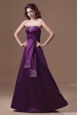 Strapless Sleeveless A-Line Floor-Length Prom/Formal Evening Dresses 02020928