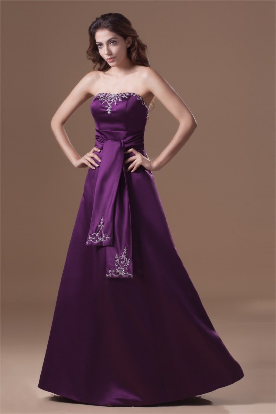 Strapless Sleeveless A-Line Floor-Length Prom/Formal Evening Dresses 02020928 Strapless Sleeveless A-Line Floor-Length Prom/Formal Evening Dresses 02020928