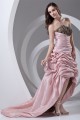 Strapless Sleeveless A-Line Handmade Flowers Prom/Formal Evening Dresses 02020929